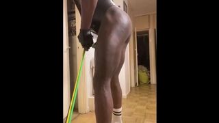 Black Muscle Butt Workout