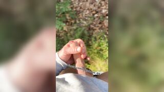 Compilation gay outdoor dick masturbation and piss