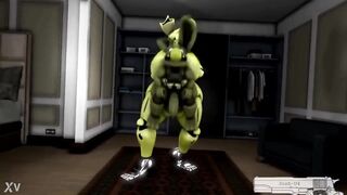 springtrap shemale fucking little plushtrap's ass audio editing by me