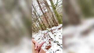 Masturbating in the Freezing Snow