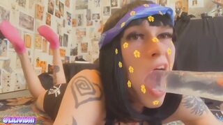 Cute Emo Tgirl Loves Sucking Cock ????