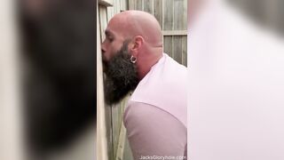 Ginger Farm Boy asked for Head at Outdoor Gloryhole