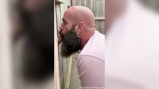 Ginger Farm Boy asked for Head at Outdoor Gloryhole