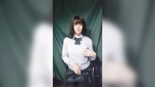 男の娘オナニー Japanese crossdresser teasing