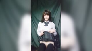 男の娘オナニー Japanese crossdresser teasing