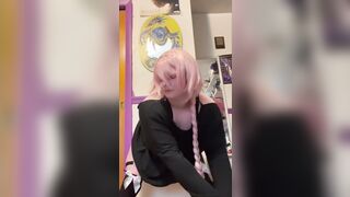 Astolfo sluts himself off to wall mounded dildo