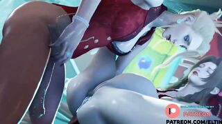 Futanari Final Fantasy Girls Hard Anal Fucking And Getting Creampie | Futa Final Fantasy Hentai 4k