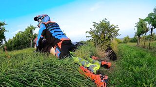 Outdoor Fuck with my BF in Fox MX Gear