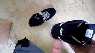 Piss in Nike MRTYR shoes