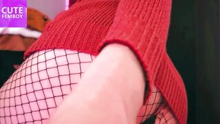 Cute femboy wants to make you horny with her beautiful smooth butt never possessed until now