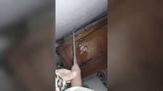 Pissing on door dropped on the floor