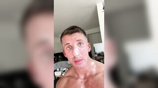 SWEATY AND FACE FULL OF CUM - ONLYFANS: THEGRANDEE