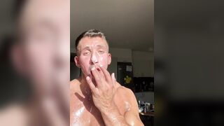 SWEATY AND FACE FULL OF CUM - ONLYFANS: THEGRANDEE