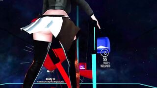 100% Upskirt beatsaber