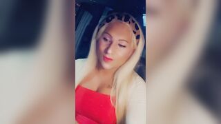 Hot Trans Blonde Just Fooling Around