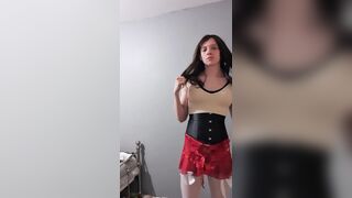 Sexy ts trans girl Shows Big Booty and Twerks for your Pleasure