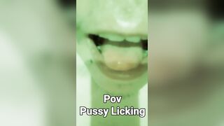 PUSSY LICKING GOOD pov: licking pussy till it wet with cream, kain pepe part 1