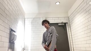 Gay Teen Model Masterbates Inside Walmarts Public Restroom!