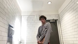 Gay Teen Model Masterbates Inside Walmarts Public Restroom!