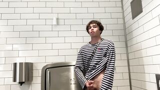 Gay Teen Model Masterbates Inside Walmarts Public Restroom!