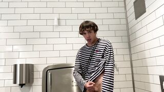 Gay Teen Model Masterbates Inside Walmarts Public Restroom!