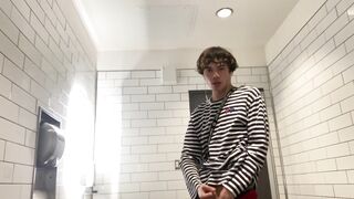 Gay Teen Model Masterbates Inside Walmarts Public Restroom!