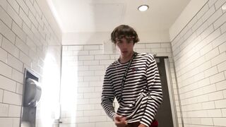 Gay Teen Model Masterbates Inside Walmarts Public Restroom!