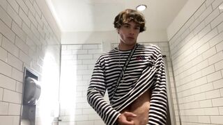 Gay Teen Model Masterbates Inside Walmarts Public Restroom!