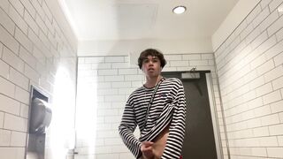 Gay Teen Model Masterbates Inside Walmarts Public Restroom!