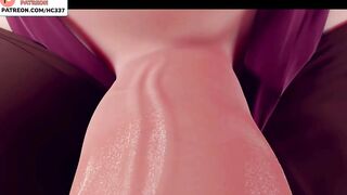 FUTANARI BIG DICK BLOWJOB POV - HOTTEST FUTA HENTAI ANIMATION 4K 60FPS