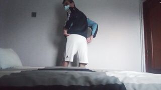 Adidasfun1 Wanking in Real Madrid football pants