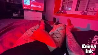 Trans girl sucks dick and gets her dick sucked - Full video on OF/EMMAINK13