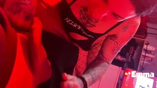 Trans girl sucks dick and gets her dick sucked - Full video on OF/EMMAINK13