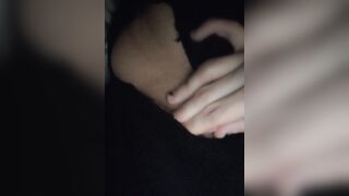 FTM fingers his wet pussy soft moans Pussy ASMR