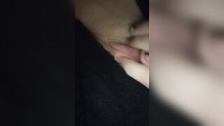 FTM fingers his wet pussy soft moans Pussy ASMR