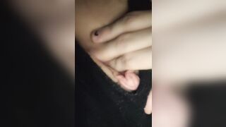 FTM fingers his wet pussy soft moans Pussy ASMR