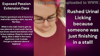 Full Day Sissification in Public Dare!