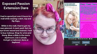 Full Day Sissification in Public Dare!