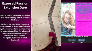 Full Day Sissification in Public Dare!