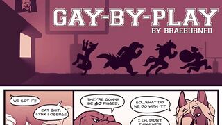 Furry Comic Dub: Gay by Play (Furry Animation, Furry Femboy, Cartoon, Anal)