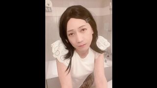 Japanese crossdressers changing clothes