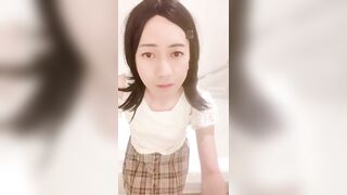 Japanese crossdressers changing clothes