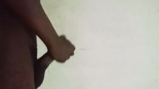 Sweet big black dick masturbating