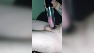 Penis pumping small penis