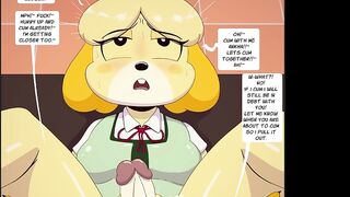 Futa Ankha Sucks Off Isabelle For Some Money