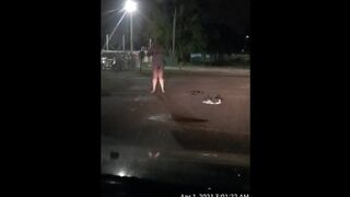 Piss & Strip in the middle of the street