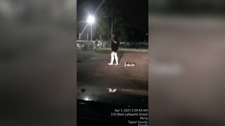 Piss & Strip in the middle of the street