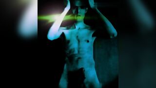 British Freddie Sunfields in Dark Blue & Green Lights