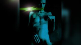 British Freddie Sunfields in Dark Blue & Green Lights