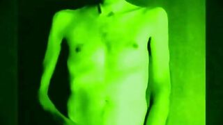 British Freddie Sunfields in Green Slow Teasing